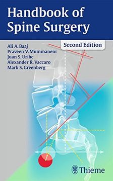 portada Handbook of Spine Surgery (en Inglés)