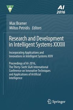 portada Research and Development in Intelligent Systems XXXIII: Incorporating Applications and Innovations in Intelligent Systems XXIV
