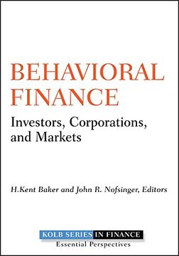 portada Behavioral Finance: Investors, Corporations, and Markets (Robert w. Kolb Series) (en Inglés)