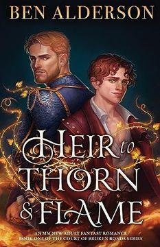 portada Heir to Thorn and Flame: An mm new Adult Fantasy Romance 