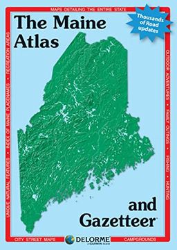 portada Delorme Atlas & Gazetteer: Maine (en Inglés)