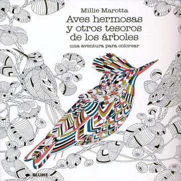 portada Aves Hermosas y Otros Tesoros de los Árboles: Una Aventura Para Colorear (in Spanish)