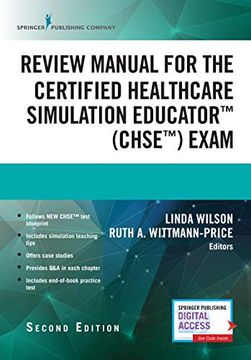 portada Review Manual for the Certified Healthcare Simulation Educator Exam, Second Edition (in English)