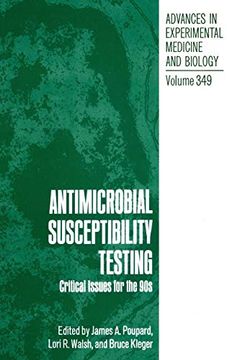 portada Antimicrobial Susceptibility Testing: Critical Issues for the 90s (Advances in Experimental Medicine and Biology) (en Inglés)