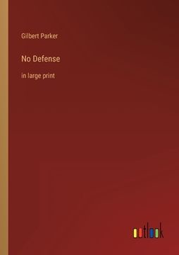 portada No Defense: in large print