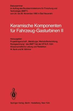 portada Keramische Komponenten für Fahrzeug-Gasturbinen II