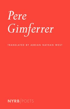 portada Pere Gimferrer: Selected Poems (Nyrb Poets) 