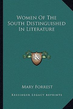portada women of the south distinguished in literature (en Inglés)