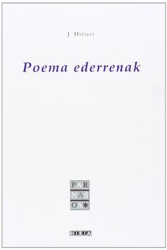 portada Poema Ederrenak (en Euskera)