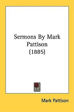 portada sermons by mark pattison (1885)