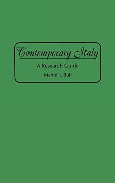 portada Contemporary Italy: A Research Guide (en Inglés)