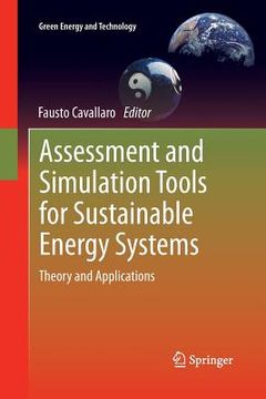 portada Assessment and Simulation Tools for Sustainable Energy Systems: Theory and Applications (en Inglés)