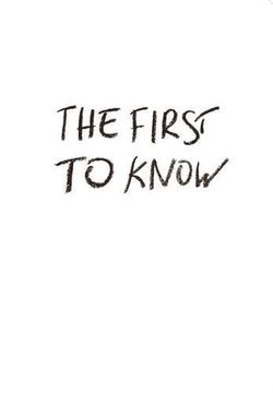 portada First to Know (en Inglés)