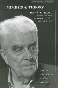 portada Mimesis and Theory: Essays on Literature and Criticism, 1953-2005 (Cultural Memory in the Present) (en Inglés)