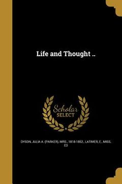 portada Life and Thought ..