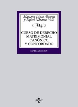 portada Curso de Derecho Matrimonial Canonico y Concordado
