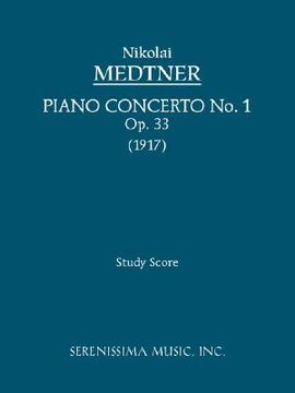 portada piano concerto no. 1, op. 33 - study score (en Inglés)
