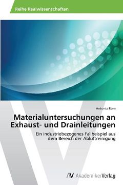 portada Materialuntersuchungen an Exhaust- Und Drainleitungen
