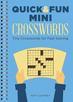 portada Quick & fun Mini Crosswords: Tiny Crosswords for Fast Solving (en Inglés)