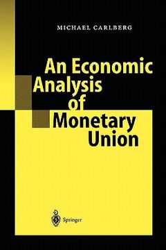 portada an economic analysis of monetary union (en Inglés)