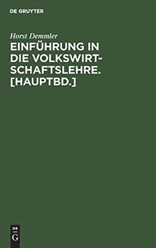 portada Einführung in die Volkswirtschaftslehre (in German)