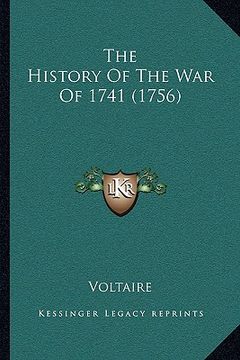 portada the history of the war of 1741 (1756) (en Inglés)