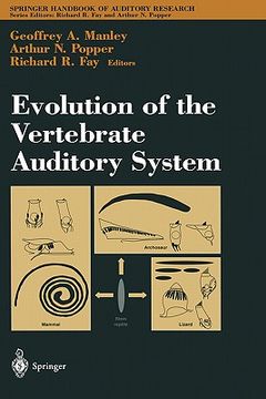 portada evolution of the vertebrate auditory system (en Inglés)