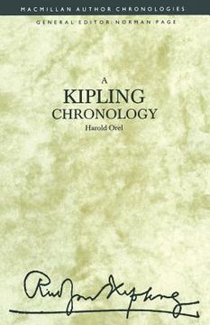 portada A Kipling Chronology (en Inglés)