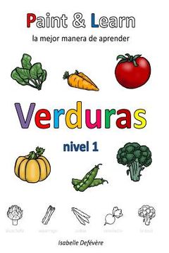 portada Paint & Learn: Verduras (nivel 1)