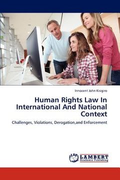 portada human rights law in international and national context (in English)