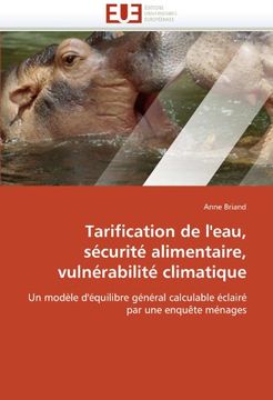 portada Tarification de L'Eau, Securite Alimentaire, Vulnerabilite Climatique