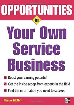 portada Opportunities in Your own Service Business (en Inglés)