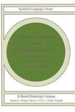 portada transformational syntax and model theoretic semantics: a case study in modern irish (en Inglés)