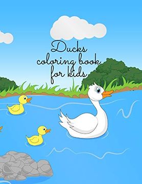 portada Ducks Coloring Book for Kids (en Inglés)