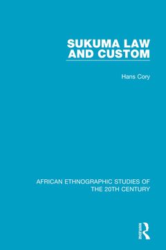 portada Sukuma law and Custom (African Ethnographic Studies of the 20Th Century) [Soft Cover ] (en Inglés)