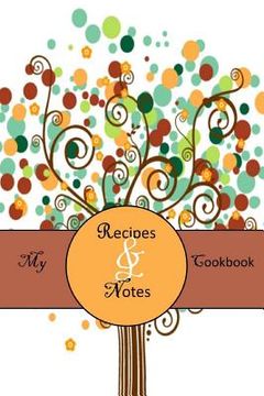 portada My Cookbook: Tree Abstract Recipes & Notes Cookbook (20) (en Inglés)