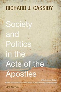 portada Society and Politics in the Acts of the Apostles (en Inglés)