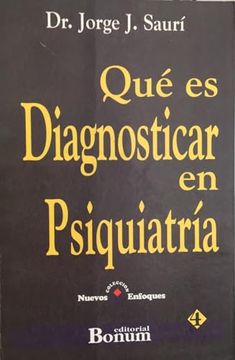 portada Que es Diagnosticar en Psiquiatria (in Spanish)