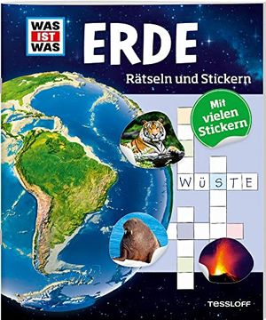 portada Rätseln und Stickern: Erde (Was ist was - Rätselhefte) (en Alemán)
