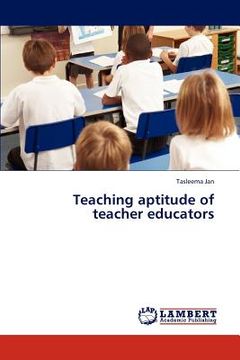 portada teaching aptitude of teacher educators