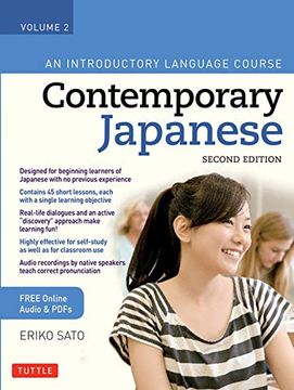portada Contemporary japanese textbook volume 2: an introductory language course (online audio and additional printable s) 