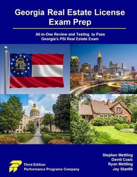 portada Georgia Real Estate License Exam Prep: All-in-One Review and Testing to Pass Georgia's PSI Real Estate Exam (in English)
