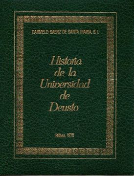 portada Historia de la Universidad de Deusto.