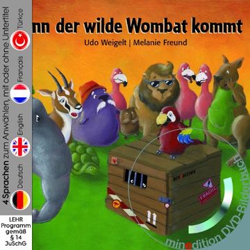 portada Wenn der wilde Wombat kommt (Buch mit DVD) (in German)