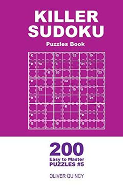 portada Killer Sudoku - 200 Easy to Master Puzzles 9x9 (Volume 5) (in English)