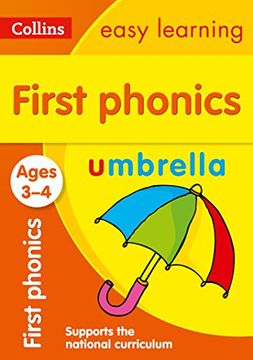portada First Phonics: Ages 3-5 (Collins Easy Learning Preschool) (en Inglés)