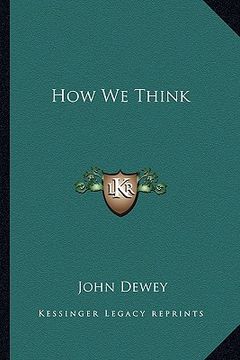 portada how we think (en Inglés)