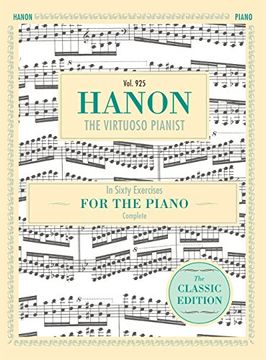 portada Hanon: The Virtuoso Pianist in Sixty Exercises, Complete (Schirmer'S Library of Musical Classics, Vol. 925) (in English)