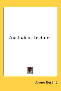 portada australian lectures (in English)