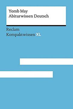 portada Abiturwissen Deutsch: Kompaktwissen xl (en Alemán)